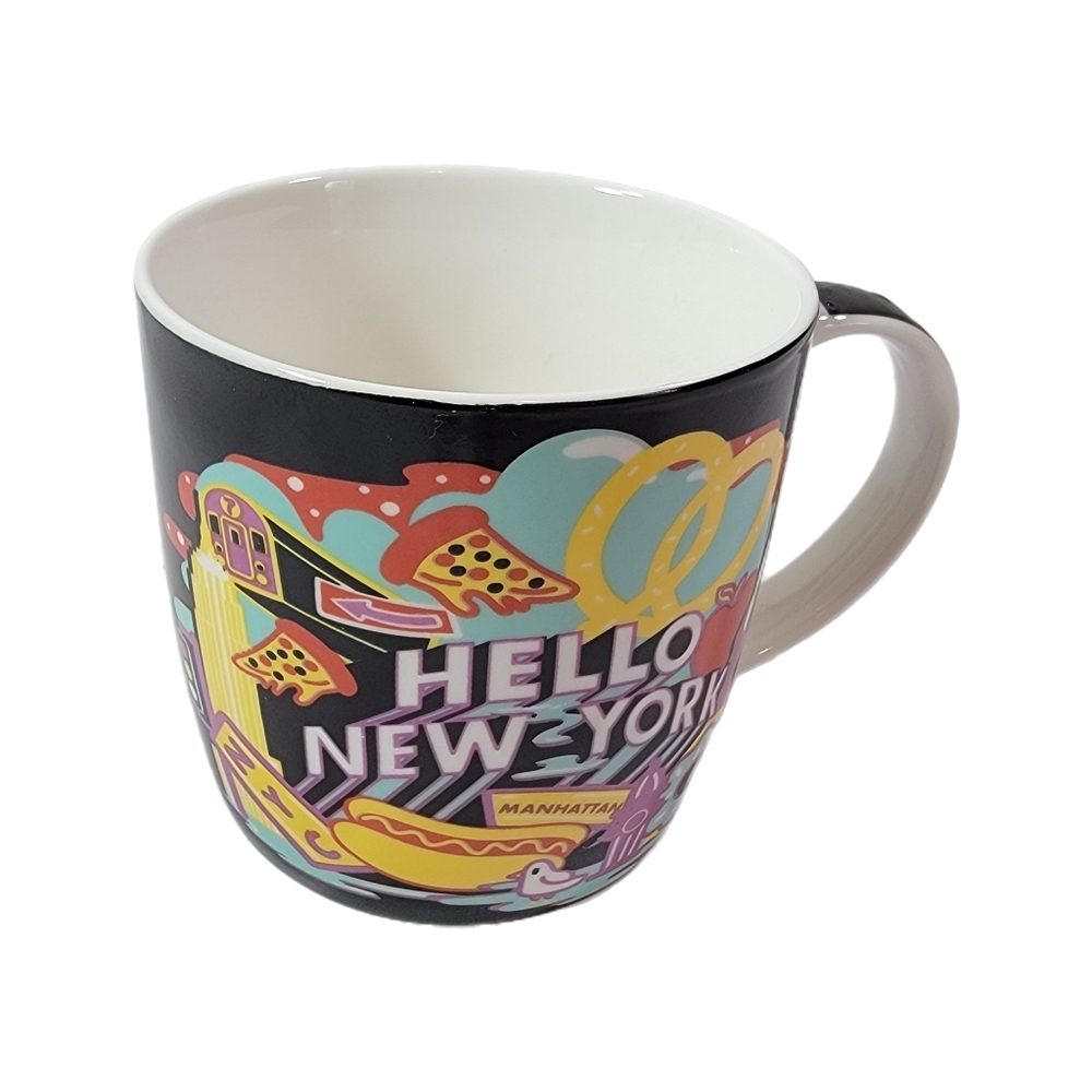 HELLO NEW YORK JAY JOSHUA PORCELAIN COFFEE CUP - Picture 2 of 7